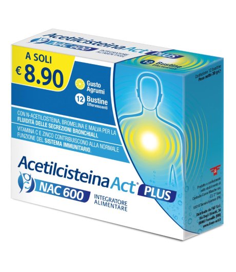 ACETILCISTEINA ACT PLUS NAC600