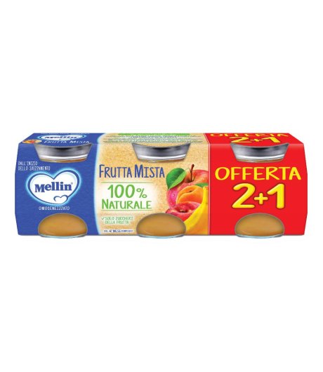 MELLIN OMOG FRUTTA MIX 3PZ