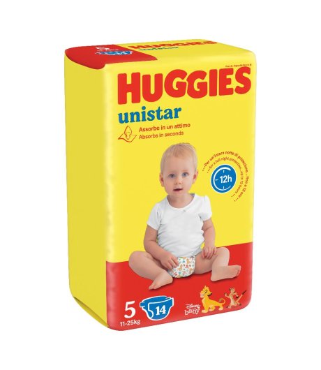 HUGGIES UNISTAR BASE 5 14PZ