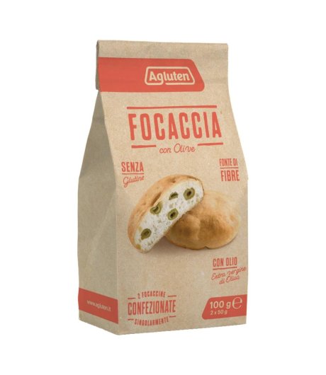 AGLUTEN Focaccina Olive 100g