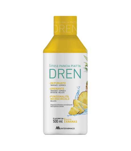 PANCIA PIATTA DREN Ananas500ml