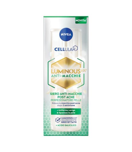 NIVEA LUMINOUS SIERO 3IN1 ACNE 30M