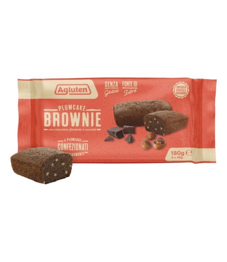 AGLUTEN PlumCake Brownie 4x45g