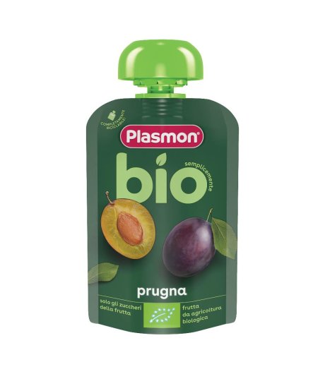 PLASMON PRUGNA BIO POUCHES100G