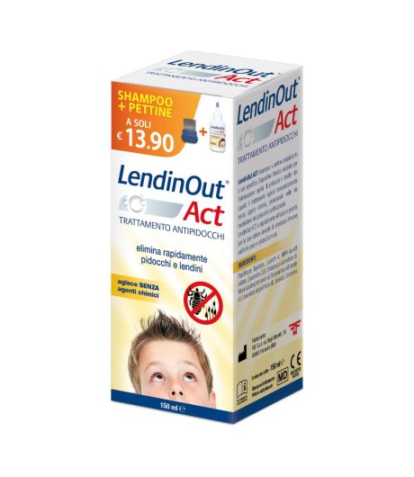 LENDINOUT ACT A/PIDOCCHI 150ML