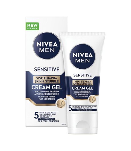 NIVEA MEN CRE GEL VISO BARBA 50 ML