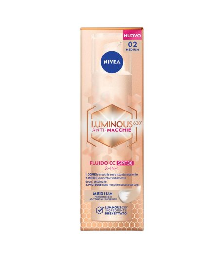 NIVEA LUMINOUS FLUIDO CC SPF30 MED