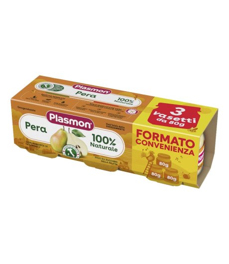 PLASMON OMOG PERA 3PZ 80G PLASMON OMOG PERA 3PZ 80G