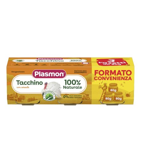 PLASMON OMOG VITELLO 3PZ 80G PLASMON OMOG VITELLO 3PZ 80G