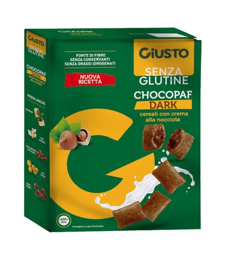 GIUSTO S/G Choco Paff.Dark250g