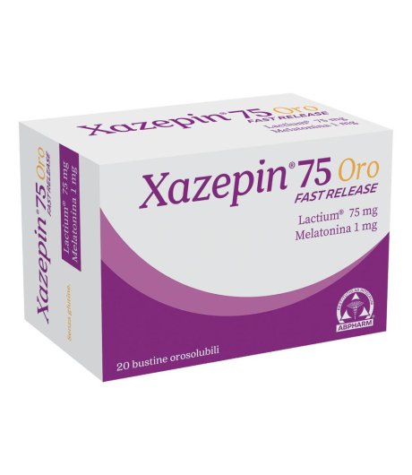 XAZEPIN 75 ORO FAST REL 20BUST