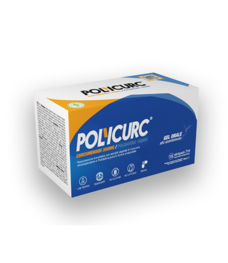 Polycurc integratore con curcuma 15 stickpack