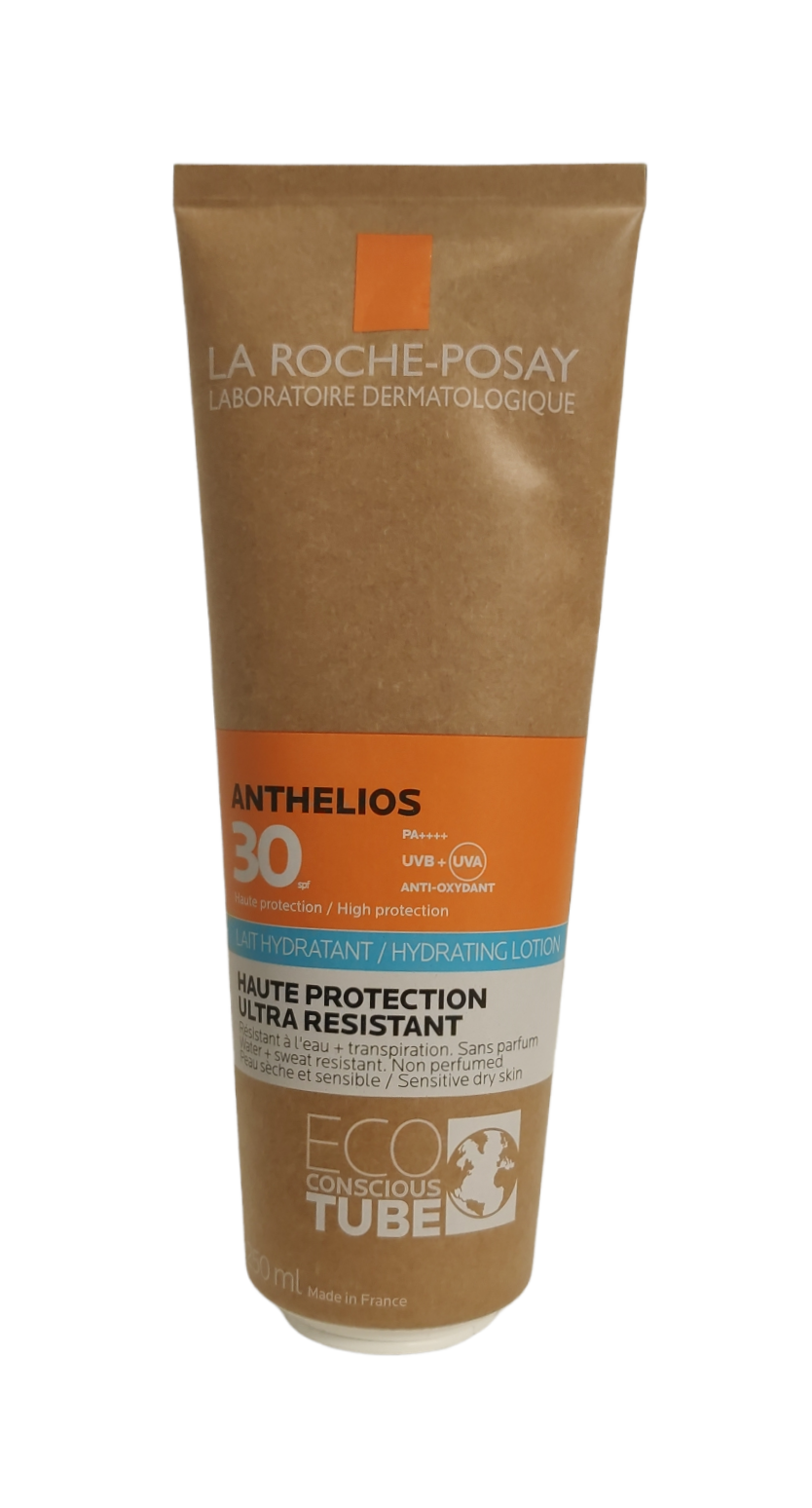 Anthelios Latte Idratante SPF30 Viso Corpo Senza Profumo Tubo Eco-Sostenibile 250 Ml-image
