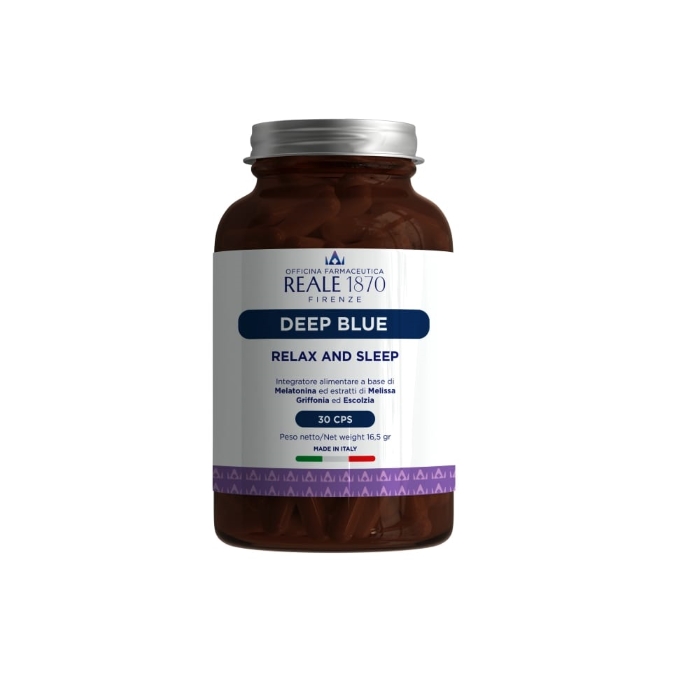Reale 1870 Deep Blue 30 Capsule - Integratore alimentare per il rilassamento e il sonno-image