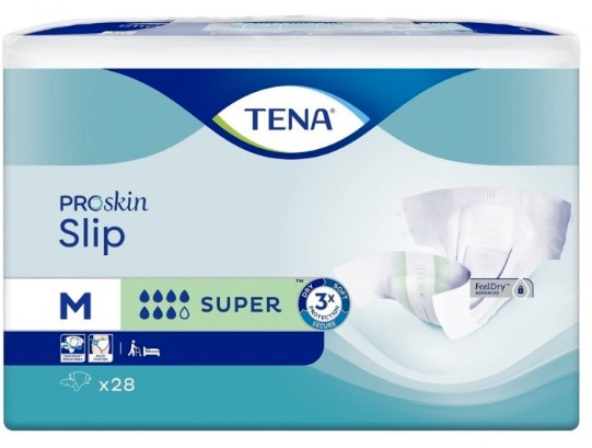 TENA PROSKIN SLIP 28 PANNOLONI TAGLIA M SUPER