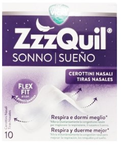 Vicks Zzzquil Nasal Strips 10 Cerotti Nasali