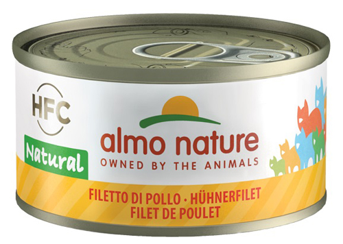 Almo Nature Gatto Hfc Natural Petto Di Pollo 70GR (Lattina)