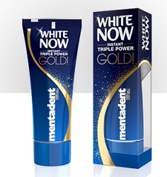 Mentadent Withe Now Gold 50ML<-image