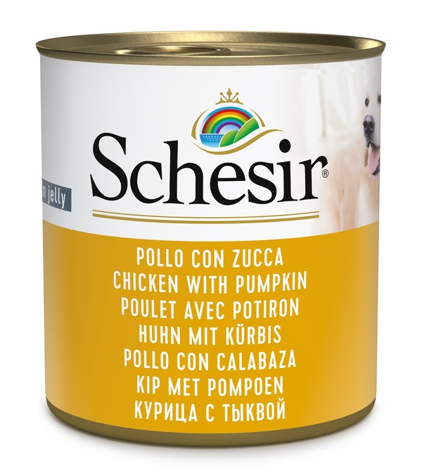 Schesir Cane Pollo e Zucca: Umido Naturale in Gelatina 285g