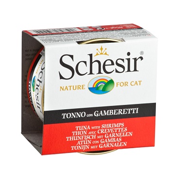 SCHESIR GATTO JELLY TONNETTO GAMBERETTI 85GR (lattina)