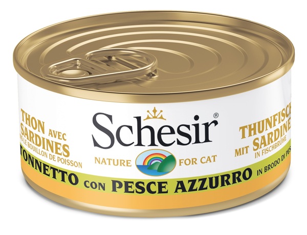 Schesir Gatto Tonnetto e Pesce Azzurro 70g | MyPawRank