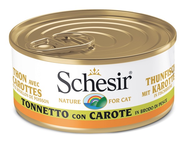 Schesir Gatto Tonno e Carote in Brodo 70g | MyPawRank