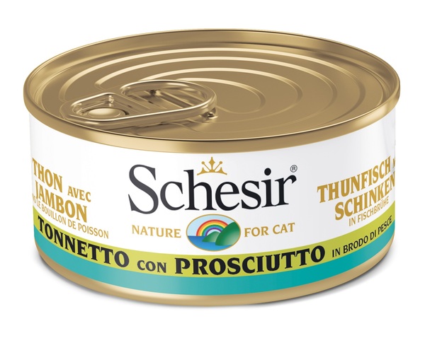 Schesir Tonnetto e Prosciutto: Umido Complementare per Gatti