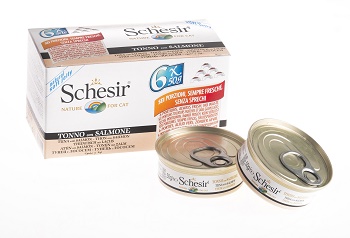 Schesir Gatto Jelly Tonno e Salmone 6x50g: Recensione
