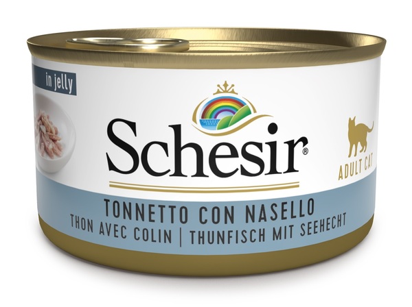 Schesir Gatto Jelly Tonnetto Nasello 70GR (Lattina)