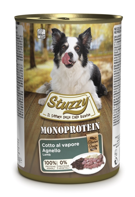Stuzzy Cane Monoproteico Adult Agnello 400GR (Lattina)