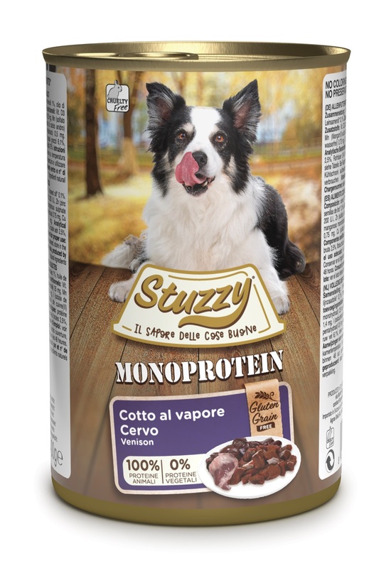 Stuzzy Cane Monoproteico Adult Cervo 400GR (Lattina)