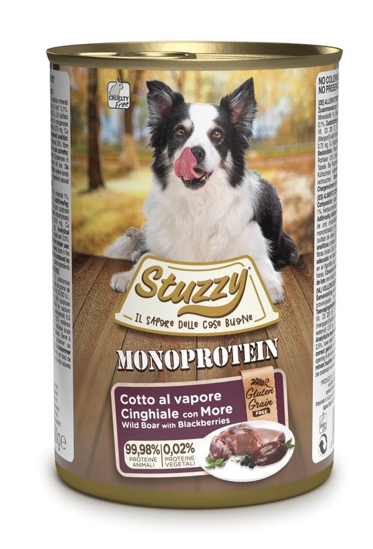 Stuzzy Cane Monoproteico Adult Cinghiale More 400GR (Lattina)