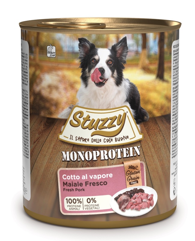 Stuzzy Cane Monoproteico Maiale 800GR (Lattina)