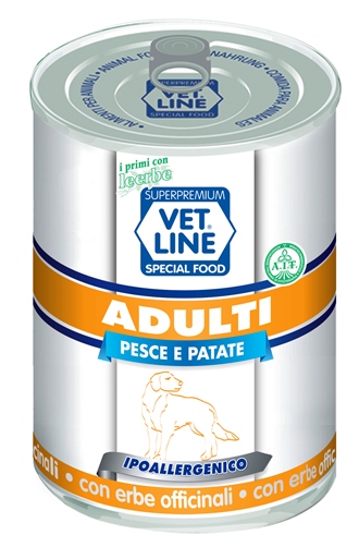 Olistika Vet Line Cane Adult Pesce Patate 400GR (Lattina)
