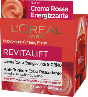 L'Oréal Paris - Revitalift, Azione Energizzante Anti-Rughe, Formula Extra Rassodante Arricchita con Ginseng Rosso e Proretinolo Avanzato, Crema antirughe 50 ml female-image
