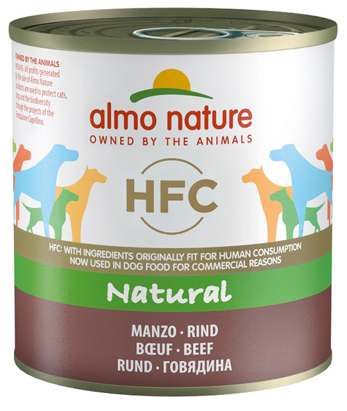 Almo Nature Cane Hfc Natural Manzo 290GR (Lattina)