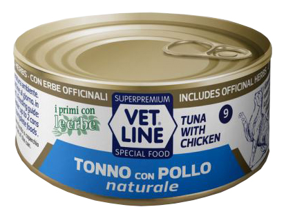 OLISTIKA VET LINE GATTO TONNO POLLO 70GR (lattina)