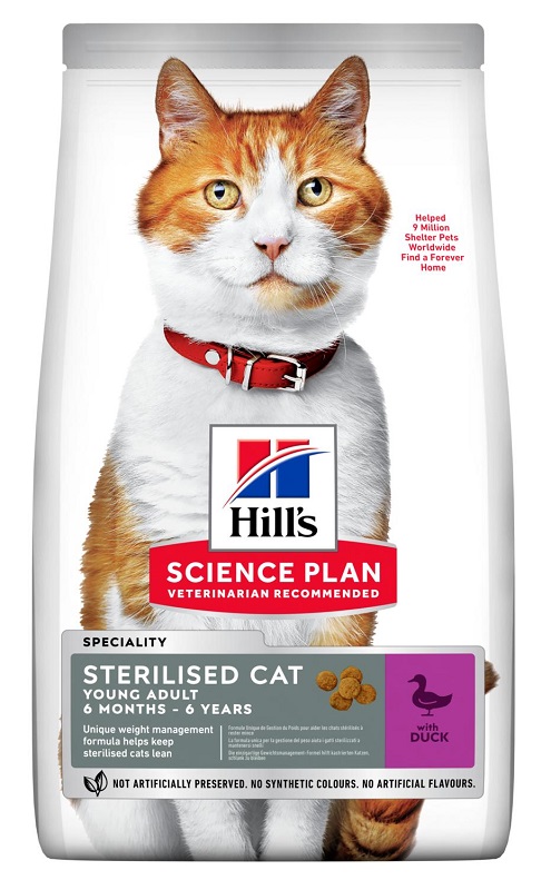 Hill's Science Plan Sterilised Gatto Anatra: Nutrizione Bilanciata