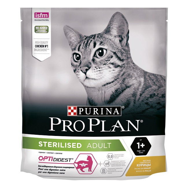 NESTLE' PURINA PRO PLAN GATTO DELICATE DIGESTION STERILISED ADULT POLLO 400GR