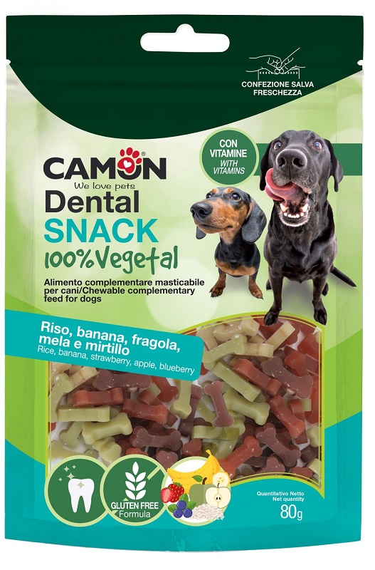 Camon Cane Snack Dental Frutta Riso 80GR