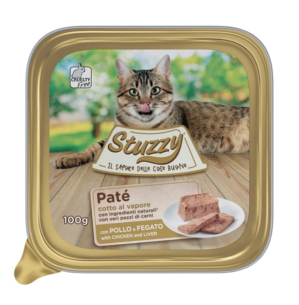 Stuzzy Gatto Pollo Fegato 100GR (Vaschetta)