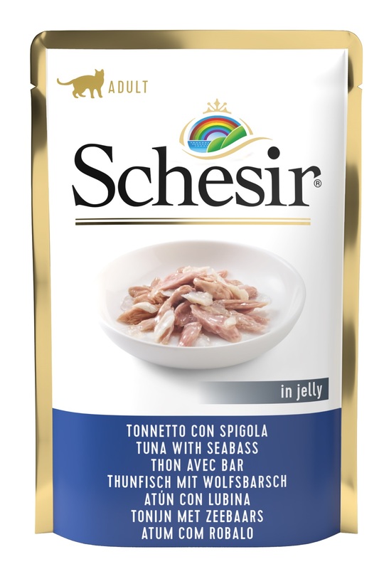 SCHESIR GATTO JELLY ADULT TONNETTO SPIGOLA 85GR (bustina)