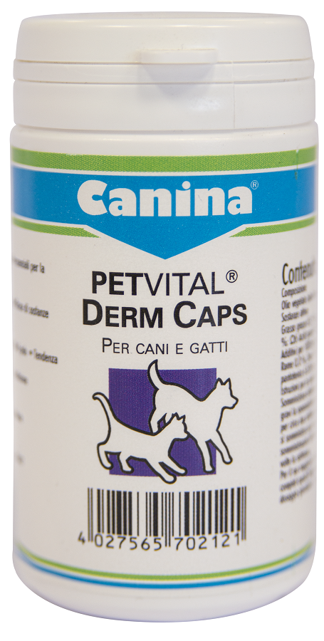 Derm Caps Canina: Integratore Pelle per Cani e Gatti