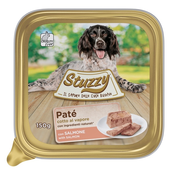 STUZZY CANE PATE' SALMONE 150GR (vaschetta)