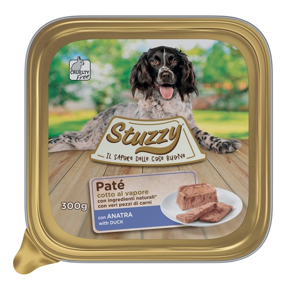 Stuzzy Cane Pate' Anatra 300GR (Vaschetta)