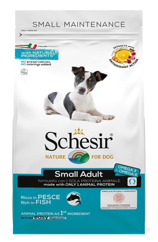 Schesir Cane Mantenimento Small Adult Pesce Riso 800GR