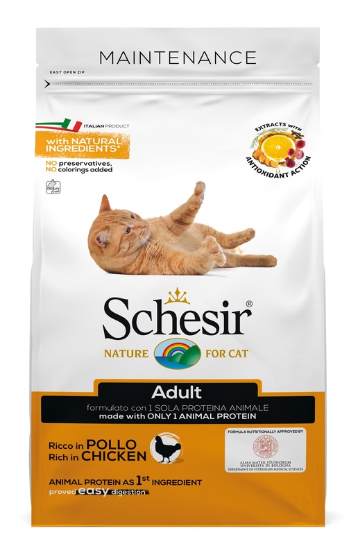 SCHESIR GATTO MAINTENANCE ADULT POLLO 1,5KG