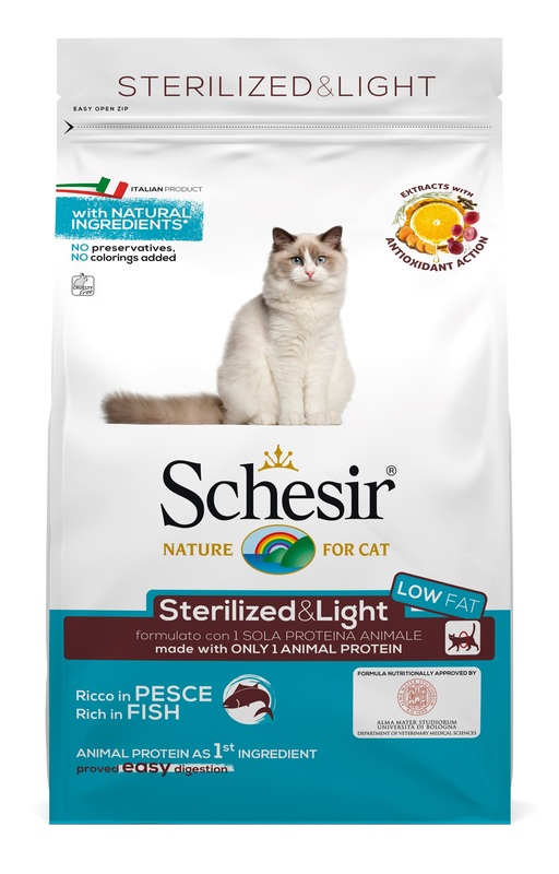 Schesir Gatto Sterilized Light Low Fat Pesce 400GR