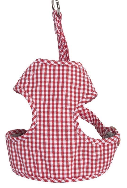 Set Pettorina e Guinzaglio Camon Quadri Rossi - Stile e Comfort