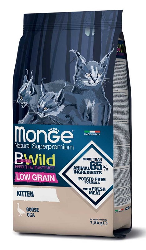 Monge BWild Low Grain Kitten Oca: Nutrizione Premium per Gattini